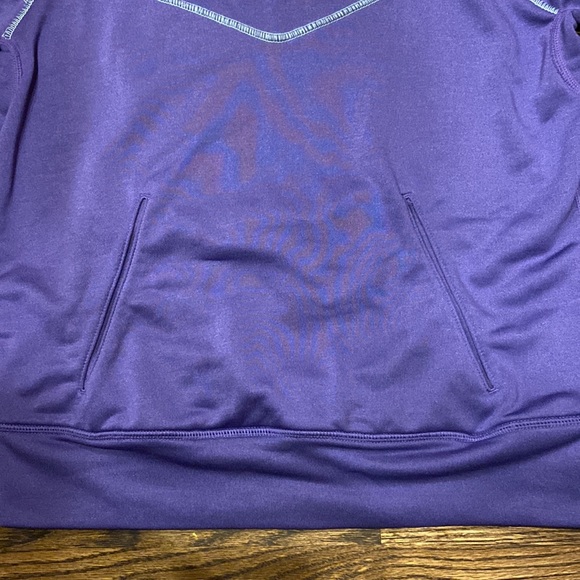Women’s Nike Dri-Fit Hoodie. Size:Small. Purple with Light blue trim all over. - Picture 3 of 8